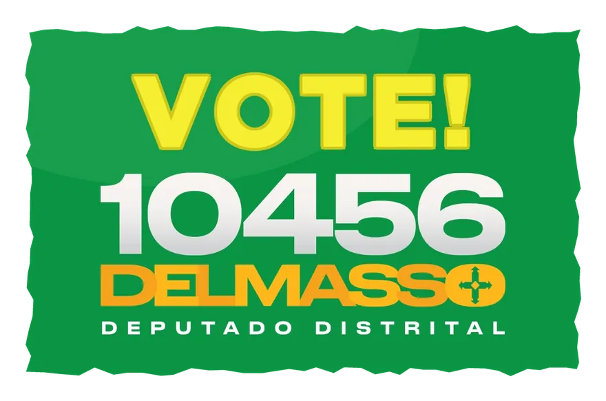 Vote 10456 Delmasso, Deputado Distrital